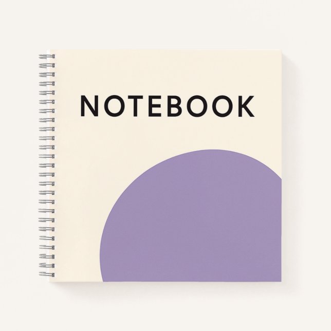 Minimalist Purple Notebook (Front)