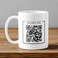 Minimalist QR Code Scan Me Business
