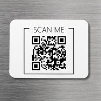 Minimalist QR Code Scan Me Business
