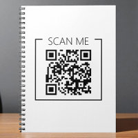 Minimalist QR Code Scan Me Business