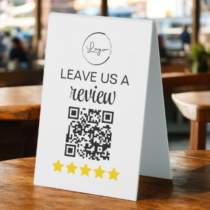 Minimalist QR Leave Us a Review Business