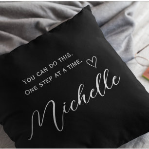 Minimalist Quote You Can Do This Personalised Cushion