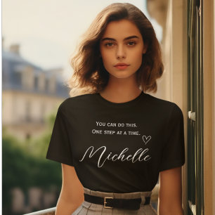 Minimalist Quote You Can Do This Personalised T-Shirt
