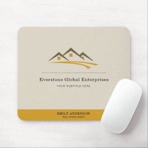 Minimalist Real Estate Agent Business Mouse Mat