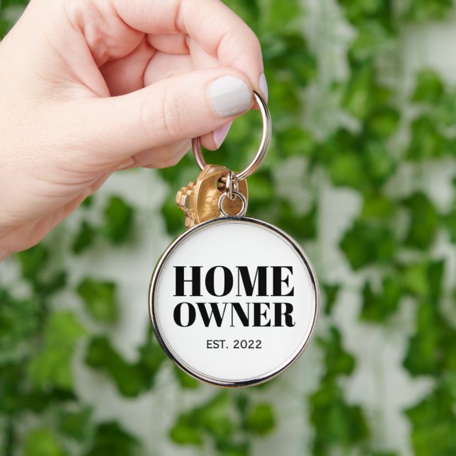 Minimalist Realtor New Homeowner    Key Ring (Hand)