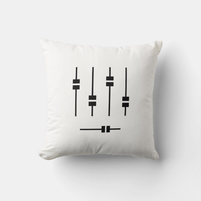 Minimalist Recording Studio Cushion (Front)