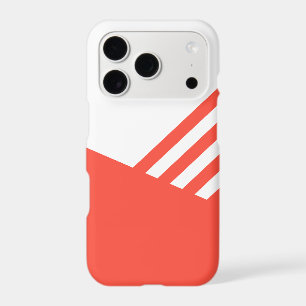 Minimalist Red and White Phone Case