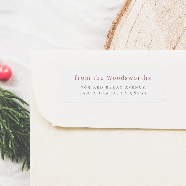 Minimalist Red Family Name (Creator Uploaded)