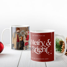 Minimalist Red Photo Christmas