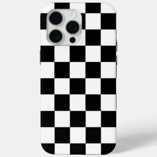 Minimalist Retro Chequered – Monochrome Streetwear iPhone 15 Pro Max Case