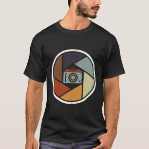 Minimalist Retro Photographer Vintage Camera Desig T-Shirt
