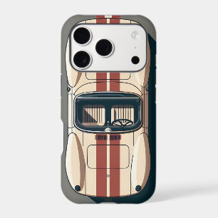Minimalist Retro Racing Car Stripe