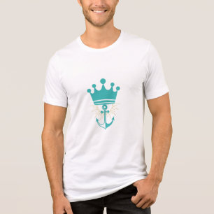 Minimalist Riviera Yacht Club Logo Premium Tri-Blend Shirt
