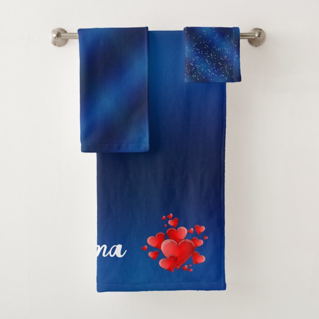 Minimalist Romantic Aesthetic Bath Towel Set (Insitu)