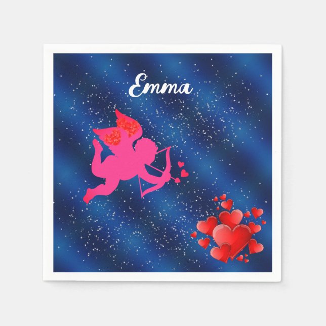Minimalist Romantic Aesthetic Napkin (Front)