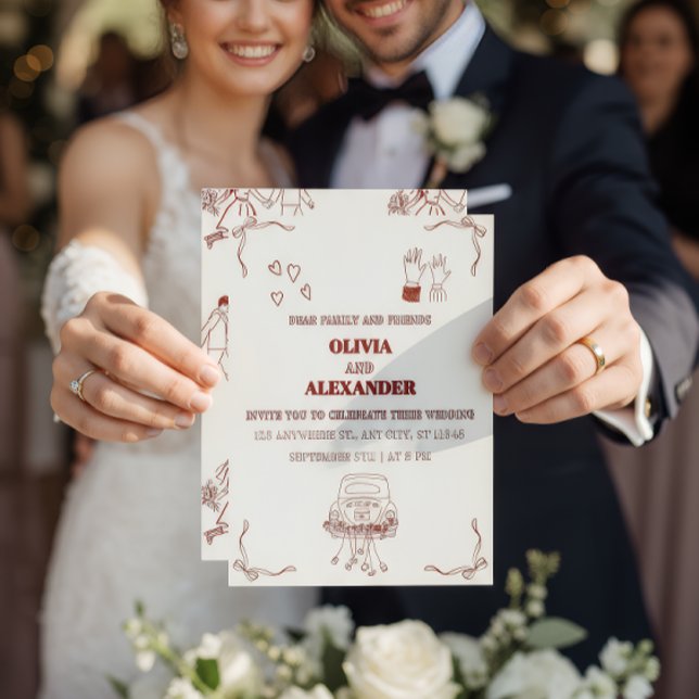 Minimalist Romantic Wedding Invitation (Creator Uploaded)