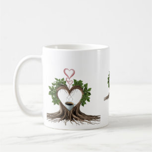 Minimalist Roots Heart Coffee Mug