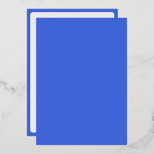Minimalist Royal Blue Foil Card – Customisable