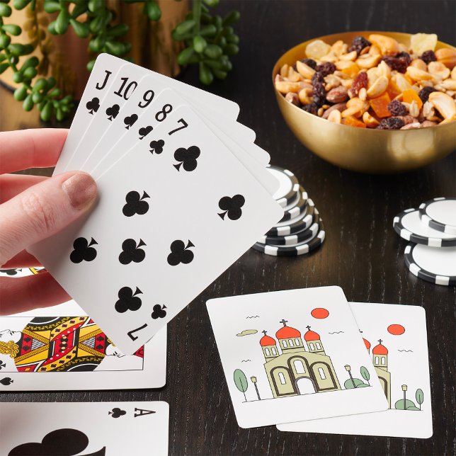 Minimalist Russian Orthodox Church  Playing Cards (Creator Uploaded)