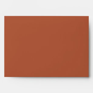 Minimalist Rust Desert Elegant Wedding Matching Envelope