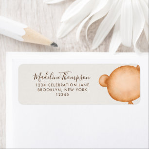 Minimalist Rustic Bear Elegant Script Typography