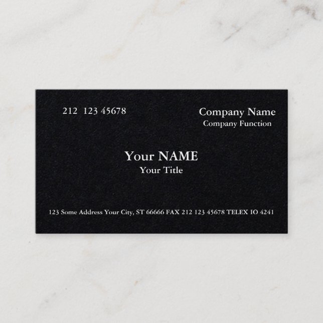 Minimalist Rustic Kraft Professional Business Card (Front)