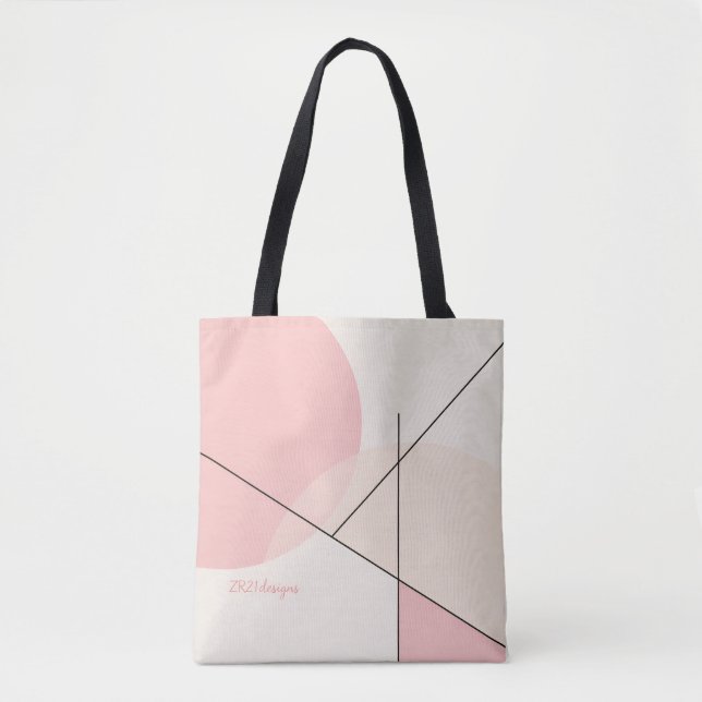 Minimalist Sakura – Chic & Customizable Tote Bag (Front)