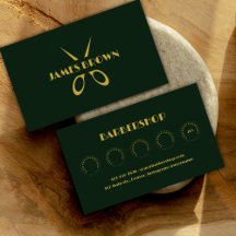 Minimalist Salon Discount Green Barbershop