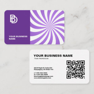 Minimalist Sample Business Card Template – Modern