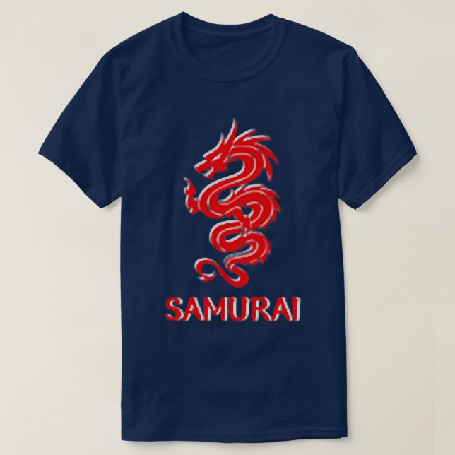 Minimalist Samurai T-Shirt (Design Front)