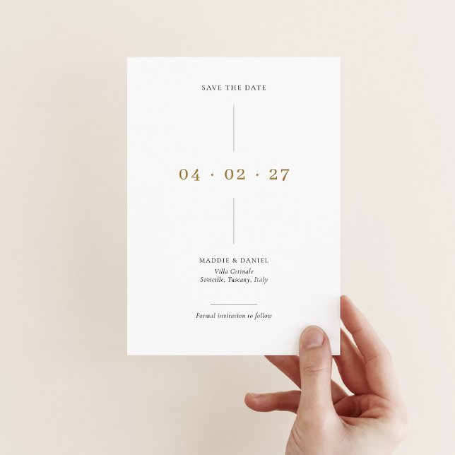 Minimalist Save the Date Invitation (Creator Uploaded)