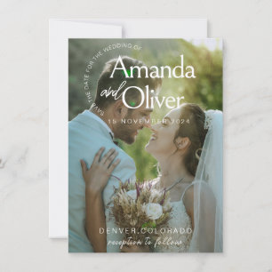 Minimalist Save the Date Invitation Template 