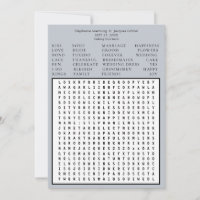 Minimalist Save the Date Word Search -Lavender2