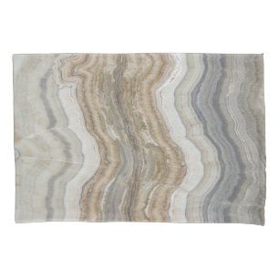 minimalist scandinavian granite brown grey marble pillowcase