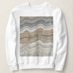 minimalist scandinavian white brown grey marble sweatshirt