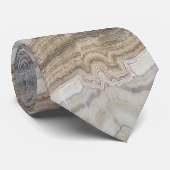 minimalist scandinavian white brown grey marble tie (Rolled)