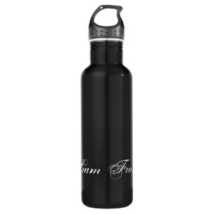 Minimalist Script Lovely 3d Monogram 710 Ml Water Bottle