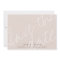 Minimalist Script Pink Beige Save the Date Card