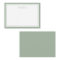 Minimalist Script Sage Green Two Border Monogram