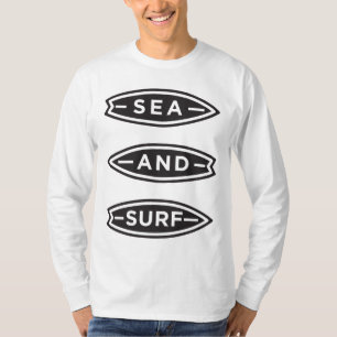Minimalist Sea and Surf Design – Vintage Ocean T-Shirt