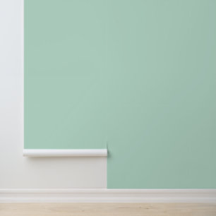 Minimalist seafoam mint green plain solid modern wallpaper