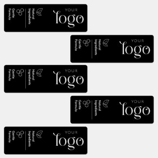Minimalist Seal Label Natural Product Icons & Logo