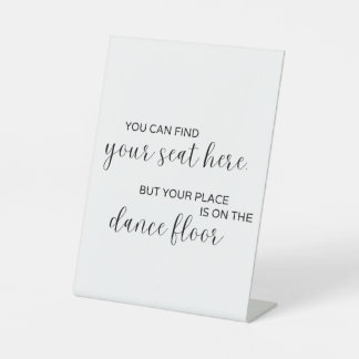 Minimalist Seating Chart Sign