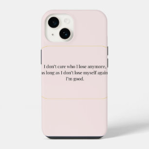 Minimalist Self-love Quote – Inspirational iPhone 14 Case