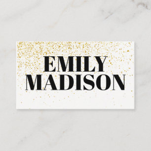 Minimalist / Serif Font / Gold Dust Business Card
