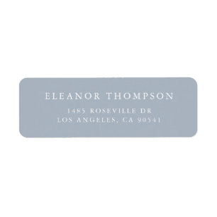 Minimalist Serif Typography Dusty Blue