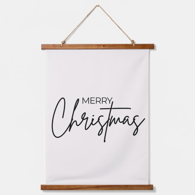 Minimalist Set of 3 Christmas Prints  Hanging Tapestry (Front)