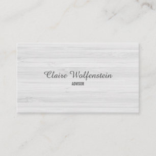 Minimalist  Shabby Chic Professional Business Card