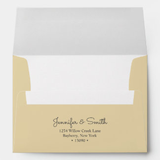  Minimalist Shimmer Gold  A7 Envelope