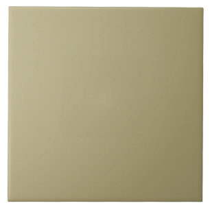 Minimalist Shoots of Bamboo Green Solid Colour Tile